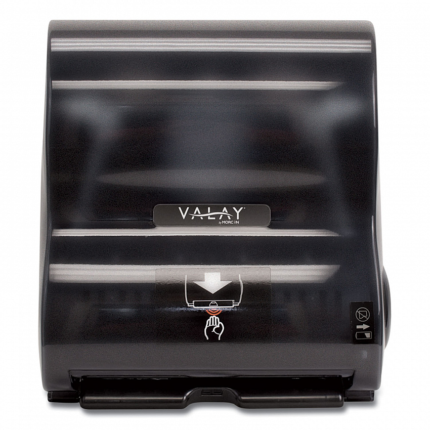 Valay 10 Inch Roll Towel Dispenser, 13.25 x 9 x 14.25, Black (VT1010)