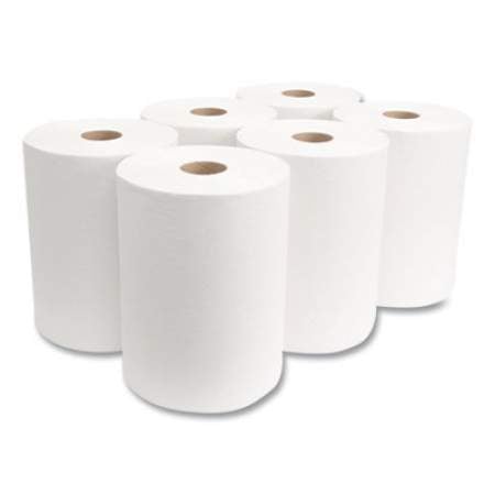 Morcon 10 Inch Roll Towels, 1-Ply, 10" x 800 ft, White, 6 Rolls/Carton (W106)