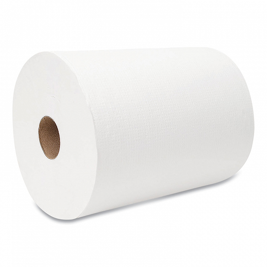 10 Inch TAD Roll Towels, 1-Ply, 10" x 700 ft, White, 6 Rolls/Carton (VT8010)