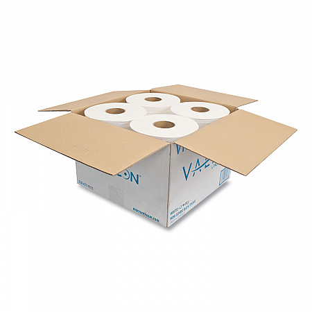 Valay Mini Jumbo Bath Tissue, Septic Safe, 2-Ply, 3.25