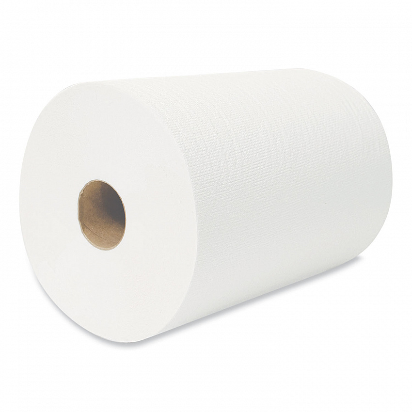 10 Inch TAD Roll Towels, 1-Ply, 10" x 550 ft, White, 6 Rolls/Carton (VT106)