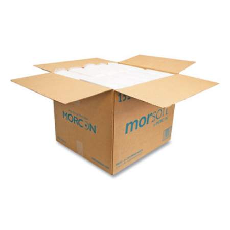 Morcon Morsoft Dinner Napkins, 1-Ply, 15 x 17, White, 141/Pack, 32 Packs/Carton (1517)