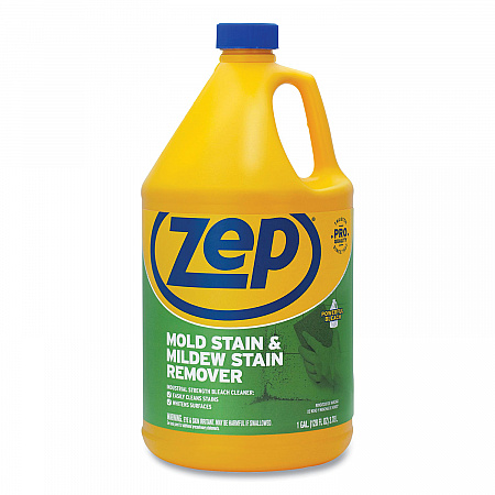 Mold Stain and Mildew Stain Remover, 1 gal, 4/Carton (ZUMILDEW128C)