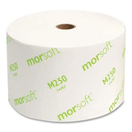 Morcon Small Core Bath Tissue, Septic Safe, 2-Ply, White, 1250/Roll, 24 Rolls/Carton (M250)