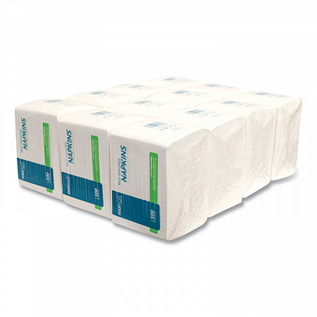 Morsoft 1/4 Fold Lunch Napkins, 1-Ply, 11.8 x 11.8, White, 6,000/Carton (1250)