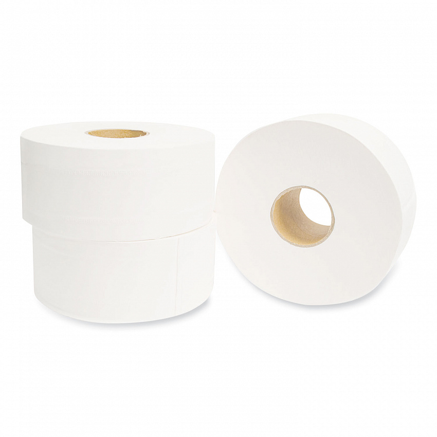 Valay Mini Jumbo Bath Tissue, Septic Safe, 2-Ply, 3.25" x 750 ft, White, 12 Rolls/Carton (VT110)