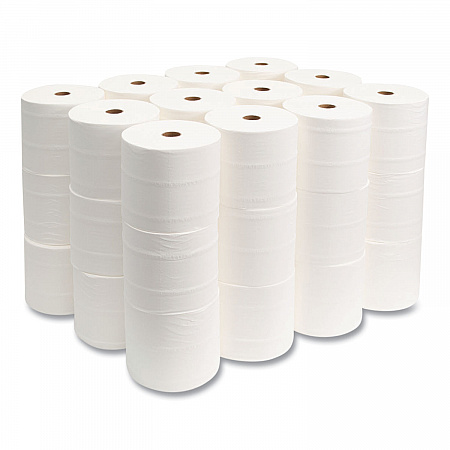 Small Core Bath Tissue, Septic Safe, 2-Ply, White, 1,000 Sheets/Roll, 36 Rolls/Carton (M1000)