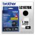 Brother LC107BK Innobella Super High-Yield Ink, 1,200 Page-Yield, Black