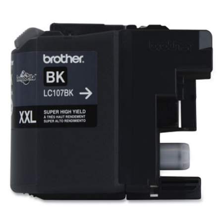 Brother LC107BK Innobella Super High-Yield Ink, 1,200 Page-Yield, Black