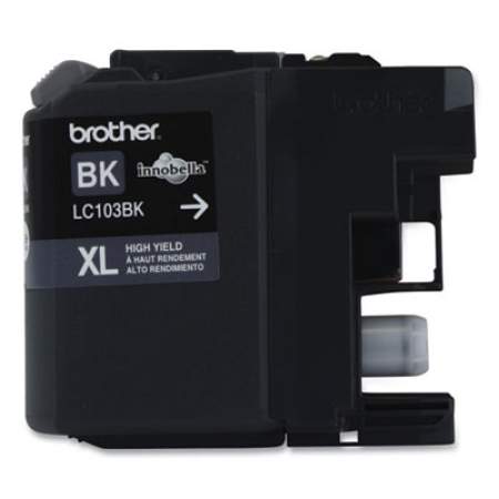 Brother LC103BK Innobella High-Yield Ink, 600 Page-Yield, Black
