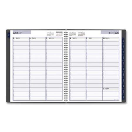 AT-A-GLANCE DayMinder Academic Weekly/Monthly Planners, 11 x 8, Charcoal Cover, 12-Month (July to June): 2021 to 2022 (AYC52045)