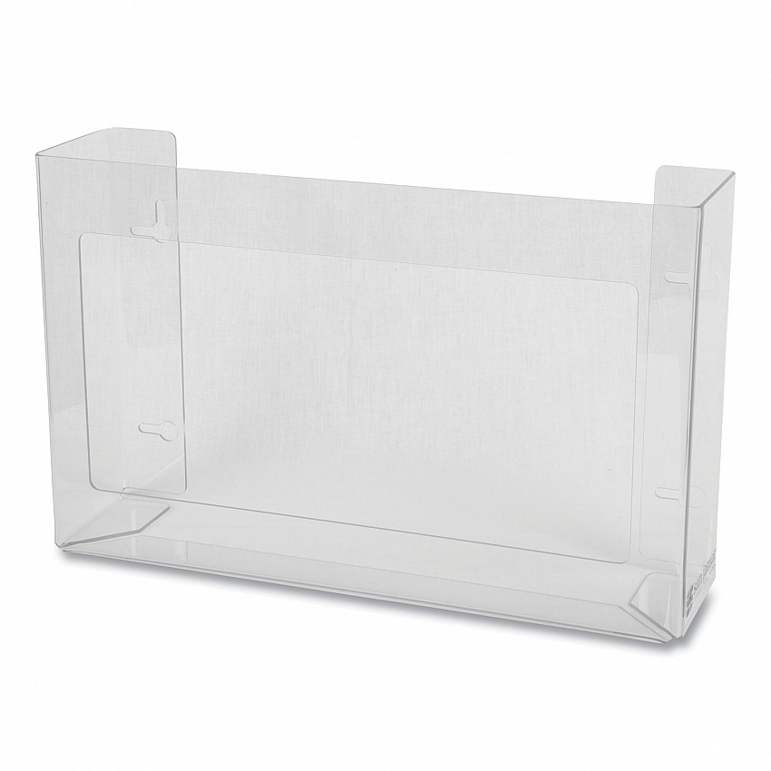 Clear Plexiglas Disposable Glove Dispenser, 3-Box, Plexiglas, Clear, 18 x 3.75 x 10 (G0805)
