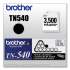 Brother TN540 Toner, 3,500 Page-Yield, Black