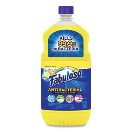 Fabuloso Antibacterial Multi-Purpose Cleaner, Sparkling Citrus Scent, 48 oz Bottle, 6/Carton (98557)