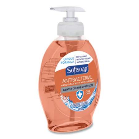 Softsoap Antibacterial Hand Soap, Crisp Clean, 5.5 oz Pump Bottle, 12/Carton (26913)