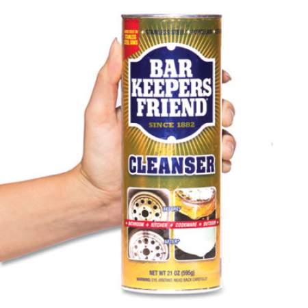 Bar Keepers Friend Powdered Cleanser, 21 oz Can (11514)
