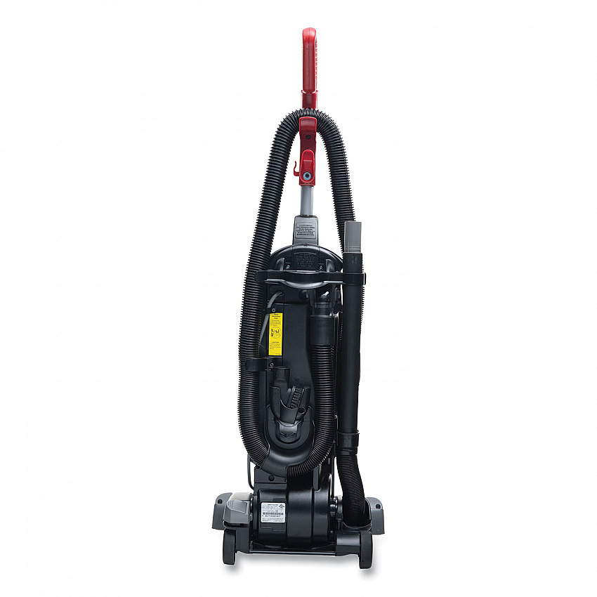 FORCE QuietClean Upright Vacuum SC5845D, 15" Cleaning Path, Black (SC5845D)