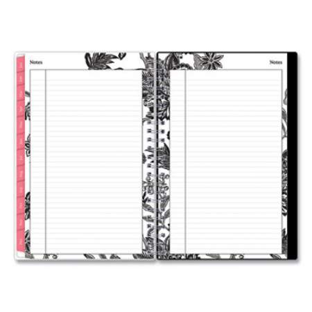 Blue Sky Analeis Create-Your-Own Cover Weekly/Monthly Planner, Floral, 8 x 5, White/Black Cover, 12-Month (July to June): 2021 to 2022 (130608)
