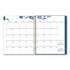 Blue Sky Bakah Blue Academic Year Weekly/Monthly Planner, Floral Artwork, 11 x 8.5, Blue/White Cover, 12-Month (July-June): 2021-2022 (131951)