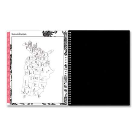 Blue Sky Analeis Create-Your-Own Cover Weekly/Monthly Planner, Floral, 11 x 8.5, White/Black Cover, 12-Month (July-June): 2021-2022 (130606)