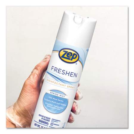 Zep Freshen Disinfectant Spray, Spring Mist, 15.5 oz Aerosol Spray (1050017EA)