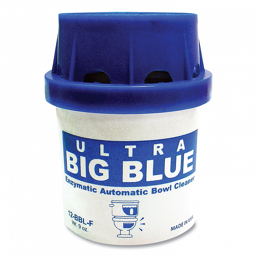 In-Tank Blue Automatic Toilet Bowl Cleaner, Unscented, 9 oz Canister, 12/Box (ABCBX)