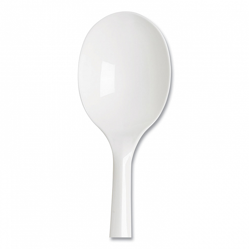 Plastic Cutlery, Mediumweight Soup Spoon, White, 1,000/Carton (PSM21)