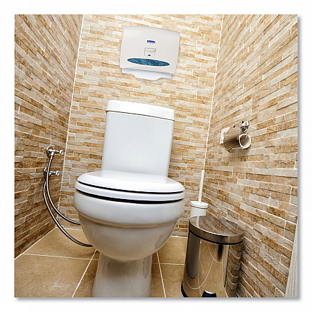 Personal Seats Sanitary Toilet Seat Covers, 15 x 18, White, 125/Pack (07410PK)