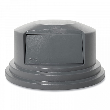 Round BRUTE Dome Top Lid for 55 gal Waste Containers, 27.25