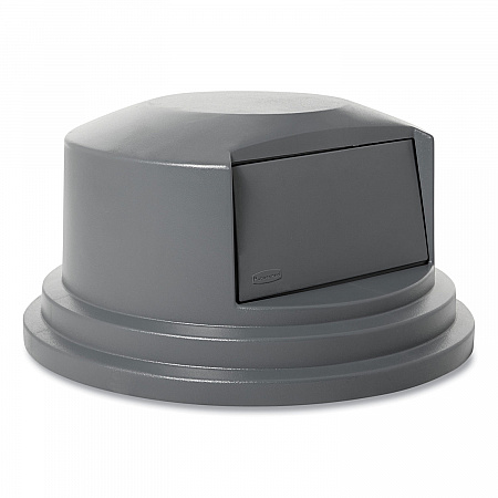 Round BRUTE Dome Top Lid for 55 gal Waste Containers, 27.25