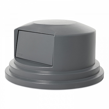 Round BRUTE Dome Top Lid for 55 gal Waste Containers, 27.25