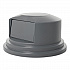 Round BRUTE Dome Top Lid for 55 gal Waste Containers, 27.25