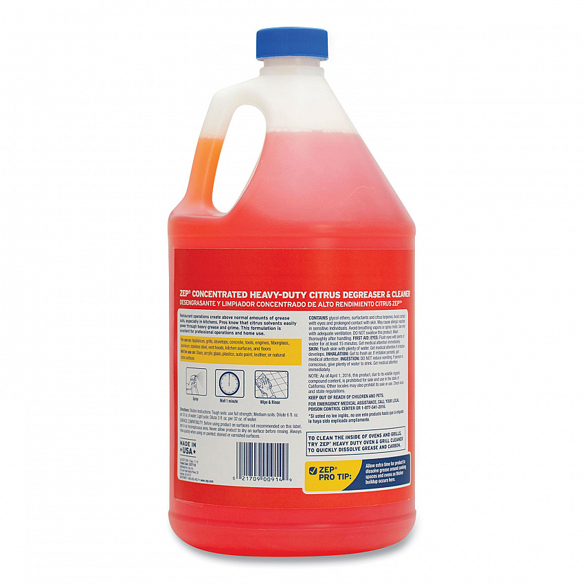 Cleaner and Degreaser, 1 gal Bottle (ZUCIT128)