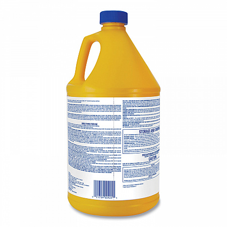 Antibacterial Disinfectant, Lemon Scent, 1 gal, 4/Carton (ZUBAC128CT)