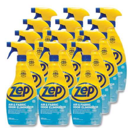 Zep Commercial Air and Fabric Odor Eliminator, Fresh Scent, 32 oz Bottle, 12/Carton (ZUAIR32CT)