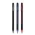 uni-ball Jetstream 101 Roller Ball Pen, Stick, Bold 1 mm, Black Ink, Black Barrel, Dozen (1768011)
