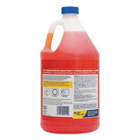 Zep Commercial Cleaner and Degreaser, 1 gal Bottle, 4/Carton (ZUCIT128CT)