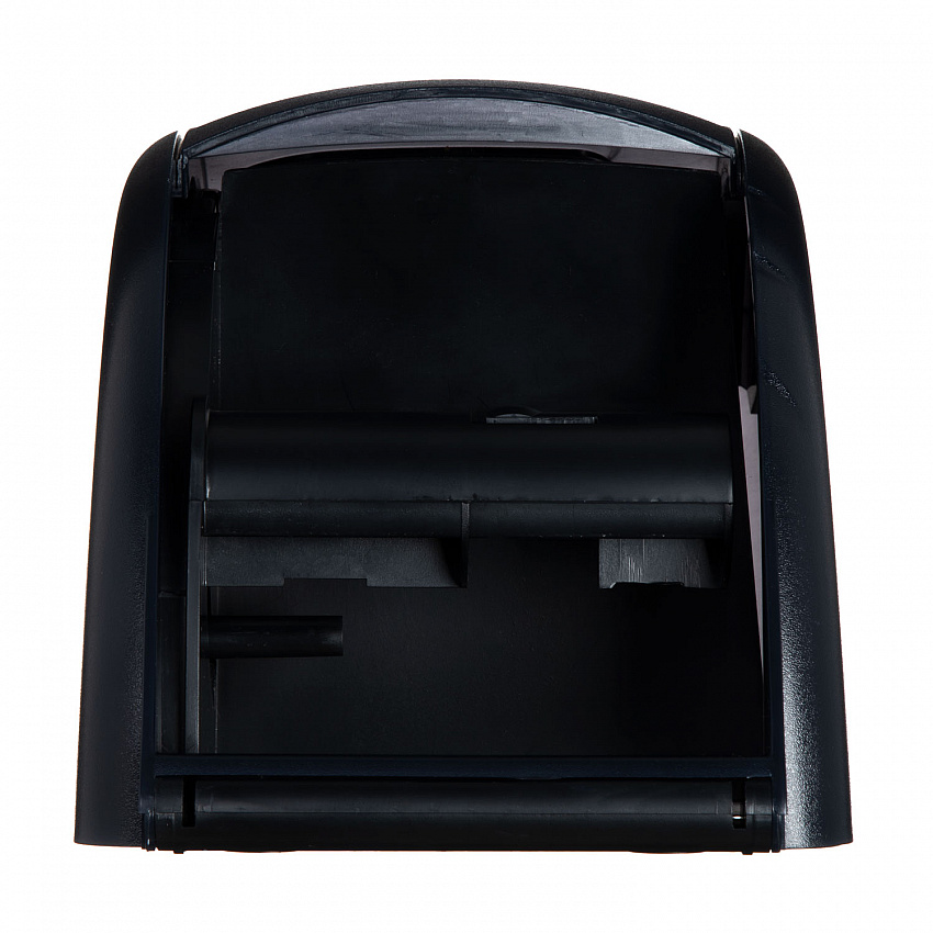 Duett Standard Bath Tissue Dispenser, Oceans, 7.5 x 7 x 12.75, Transparent Black Pearl (R3590TBK)