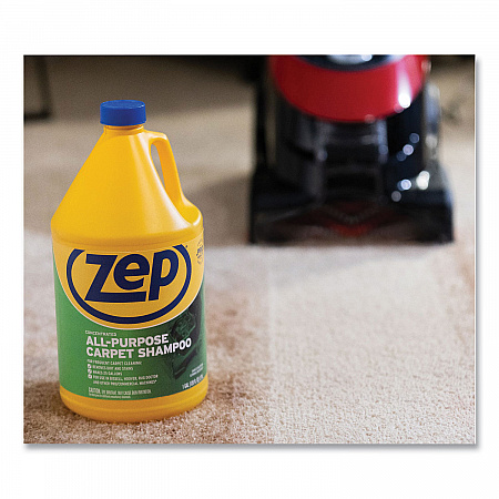 Concentrated All-Purpose Carpet Shampoo, Unscented, 1 gal Bottle (ZUCEC128EA)