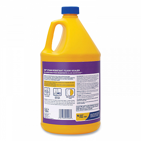 Stain Resistant Floor Sealer, 1 gal Bottle, 4/Carton (ZUFSLR128CT)