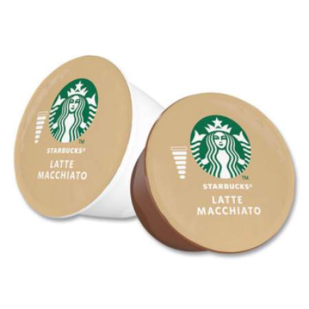 Nescafe Dolce Gusto Starbucks Coffee Capsules, Latte Macchiato, 12/Box (94142BX)