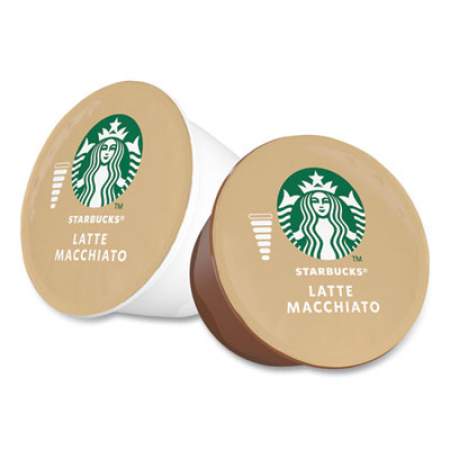 Nescafe Dolce Gusto Starbucks Coffee Capsules, Latte Macchiato, 36/Carton (94142)