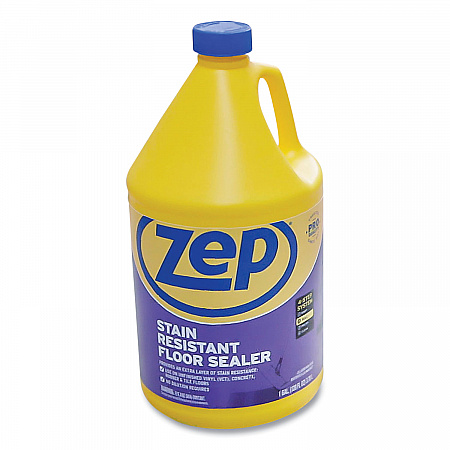 Stain Resistant Floor Sealer, 1 gal Bottle, 4/Carton (ZUFSLR128CT)