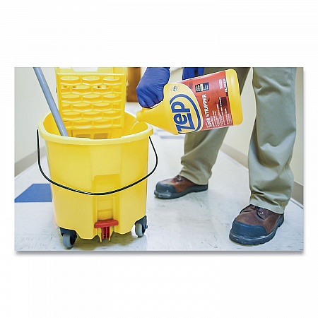 Floor Stripper, Unscented, 1 gal, 4/Carton (ZULFFS128CT)