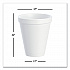 Foam Drink Cups, 12 oz, Squat, White, 1,000/Carton (12J16)