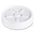 Dart Plastic Lids for Foam Cups, Bowls and Containers, Vented, Fits 6-14 oz, White, 1,000/Carton (12JL)