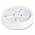 Plastic Lids for Foam Cups, Bowls and Containers, Vented, Fits 6 oz to 14 oz, White, 100/Pack, 10 Packs/Carton (12JL)