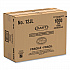 Plastic Lids for Foam Cups, Bowls and Containers, Vented, Fits 6 oz to 14 oz, White, 100/Pack, 10 Packs/Carton (12JL)