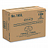 Plastic Lids, Straw-Slot Lid, Fits 12 oz to 24 oz Hot/Cold Foam Cups, Translucent, 100/Pack, 10 Packs/Carton (16SL)