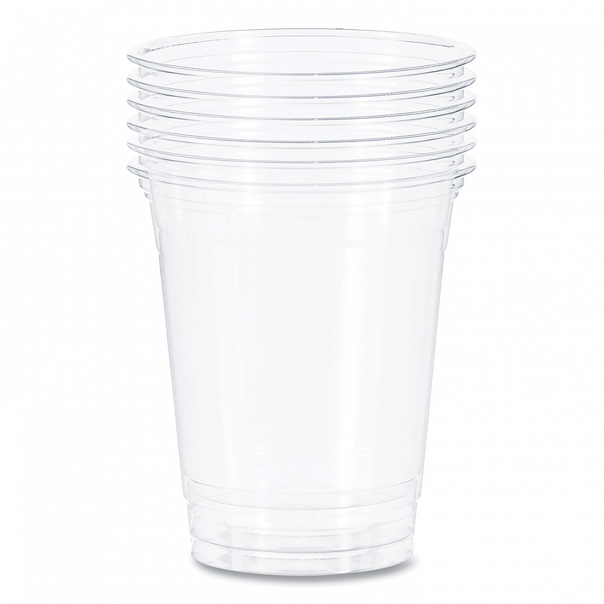 Ultra Clear PET Cups, Tall, 10 oz, Plastic, 50/Bag, 20 Bags/Carton (TP10DCT)